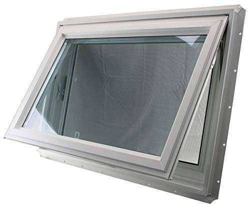 Awning Window, 36" x 24", Tempered Glass, Double Pane Insulated, Bathroom, Kitchen