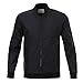 MAJECLO Mens Slim Fit Basic Zip UP Bomber Jacket