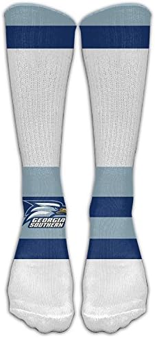 Georgia Southern Eagles College Sport Logo Knee High Athletic Socer Socks Fancy Fan Unisex