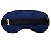 Extra Soft 100% Silk Sleep Mask & Eye Blindfold w/Adjustable Strap by Expedis for Men & Women