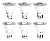 Hyperikon PAR20 LED Bulb Dimmable 8W (50W Equivalent), 3000K Soft White, Spot Light Bulb Medium Base E26, 6 Pack