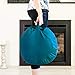 Seat Of Your Soul Meditation Cushion – 10 Colors Round Yoga Pillow; Zipper Organic Cotton Zafu Cover & Extra Liner to Adjust USA Buckwheat Hulls; Floor Pouf for Sitting Kids, Men or Women