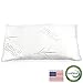 Zen Bamboo Pillow - Shredded Memory Foam Pillow - Best Hotel Quality Hypoallergenic Memory Foam Pillow w/ Bamboo Removable Cover - King