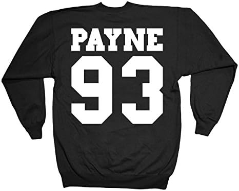 Minamo Liam Payne Double Print Sweatshirt Large (44-46 inches) Black