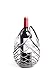 Wine Tote Gift Bag Carrier - 2 Pack - Single Bottle, Reversible, PU Leather - Collapsible Woven Mat Lies Flat as Coaster Expands to Become Netted Gift Basket Bag – by DeVine