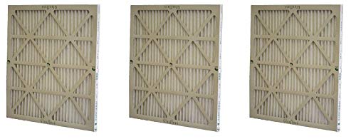 Glasfloss Industries ZLP20254 Z-Line Series ZL 20x25x4 MERV 10 Pleated Filter (Pack of 6) (3-(Pack))