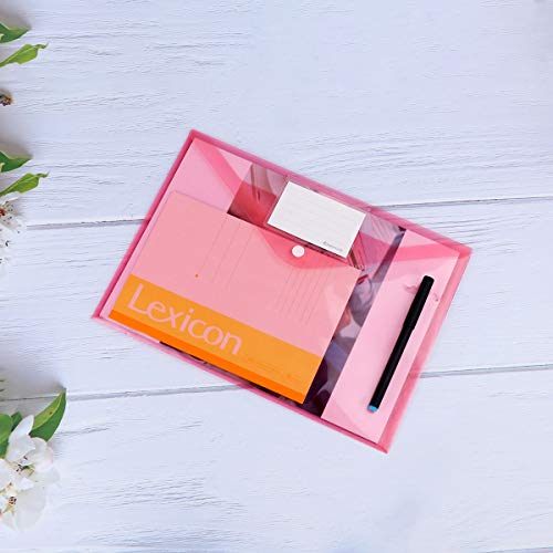 Xzyppci Plastic Envelopes Poly Envelopes, 40 Pack Clear Document