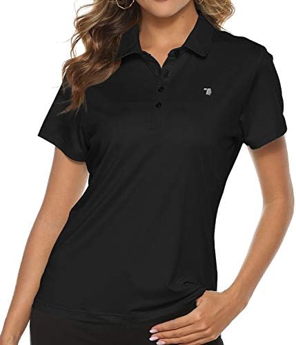 TBMPOY Women’s Golf Polo T Shirts Lightweight Moisture Wicking Short Sleeve Shirt Quick Dry 4-Button TBMPOY Women’s Golf Polo T Shirts Lightweight Moisture Wicking Short Sleeve Shirt Quick Dry 4-Button