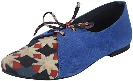 Samriddhi Blue Pointed Derby