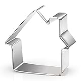 GXHUANG Small Home Sugar Biscuit Cookie Cutter - Stianless Steel (House)