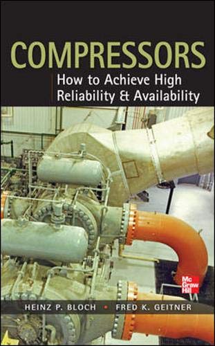 Compressors: How to Achieve High Reliability & Availability by Heinz Bloch, Fred Geitner