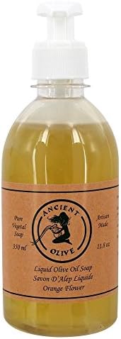 Ancient Olive Liquid Soap, Orange Flower, 10 Ounce