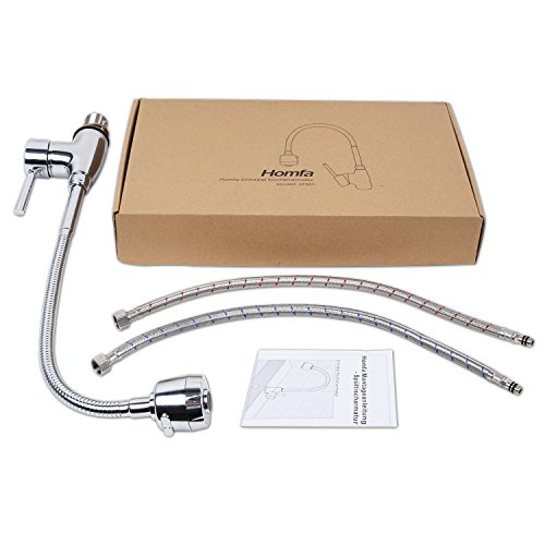 Homfa-A4-Profi-Gastro-schwenkbar-Spltisch-Kchen-Armatur-Kchenarmatur-Geschirrbrause-wasserhahn