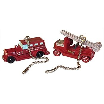 Old Time Fire Engines Ceiling Fan Pull Set By Wooden Androyd