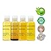 RD Alchemy - 100% Natural & Organic Edible Massage Oil Sample Pack. Contains All 4 Flavors - Bay Rum Love, Juicy Citrus, Spicy Vanilla, Mint Zip for Soothing Massage, Bath, Date Night and More!