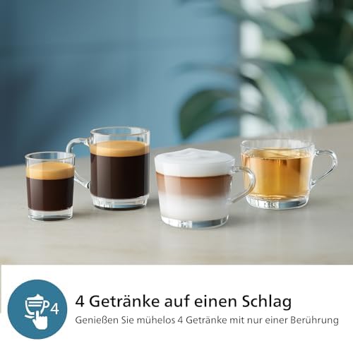 Kaffeevollautomat LatteGo 2300 Serie, Weiß, 4 Spezialitäten