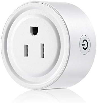 Cairondin Mini Smart Plug Wifi Smart Outlet Wireless Smart Socket, Works with Alexa Echo, No Hub Required, Remote Control Your Devices from Anywhere, Timing Function