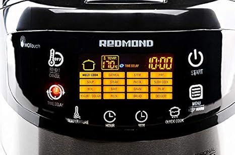 Multi eléctrica Redmond de M90 E (English) negro/plateado: Amazon ...