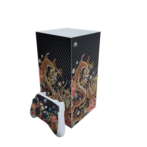 Carbon Fiber Gaming Skin Compatible with Microsoft Xbox Series X Digital Editio…
