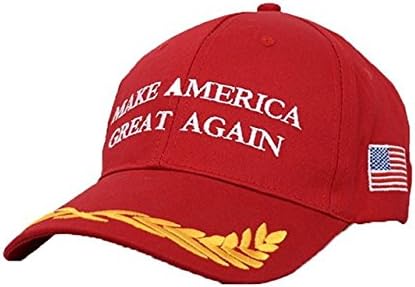 Make America Great Again Baseball Cap Embroidered Hip Hop Adjustable Hat (Red2)