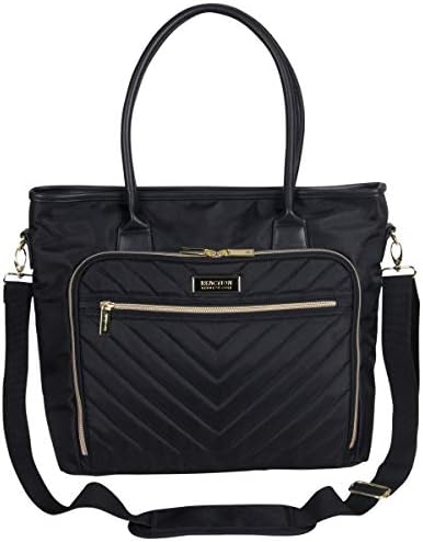 Kenneth Cole Reaction Chevron 15" Laptop & Tablet Business Tote with Removable Shoulder Strap 1 Kenneth Cole Reaction Chevron 15" Laptop & Tablet Business Tote with Removable Shoulder Strap