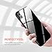Glass iPhone Xs Max Case, 9H Tempered Glass Back Cover [Mimics The Glass Back of iPhone Xs Max] Scratch-Resistant Metal Bumper [Magnetic Absorption] for Apple iPhone Xs Max 6.5inch (Black)