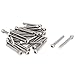 uxcell 0.5mm Pitch M3x25mm Stainless Steel Hex Socket Head Cap Screws 30 Pcs