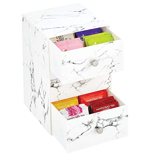 mDesign Plastic Kitchen Pantry, Countertop Organizer Storage