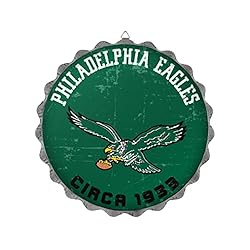 FOCO Philadelphia Eagles NFL Retro Bottle Cap Wall