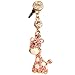 Mavis's Diary Dust Plug 3 Pcs Cute Diamond Bling Design Cell Charms Earphone Jack Accessories for iPhone 6 6S Plus SE 5 5S /Ipad/iPod Touch/Galaxy A11/A12 A Series 3.5mm Ear Jack (Giraffe)