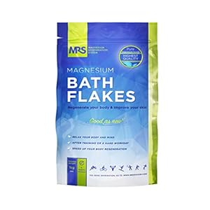Finest-Magnesium-Bath-Flakes-Epsom-Salt-Bath-Salts-Body-Muscle-and-Foot-Soak-Regenerate-Body-and-Mind-Mined-in-Germany-Ancient-Zechstein-Seabed-MRS-Magnesium-Regeneration-System-1kg-220-lb Finest Magnesium Bath Flakes, Epsom Salt, Bath Salts, Body Muscle and Foot Soak, Regenerate Body and Mind, Mined in…