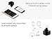 2 in 1 Mini Bluetooth Earpiece,V 4.1 Lipstick-Sized Portable In-Ear CVC 6.0 Noise Cancelling Hands-free Bluetooth Earphone with 900Amh Intelligent Power Bank
