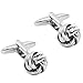 Urban Jewelry Stunning Mens Nautical Knot Stainless Steel Cufflinks