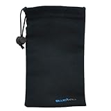 BlueMall Microfiber Sleeve Pouch Cover Case for Accessory - Black