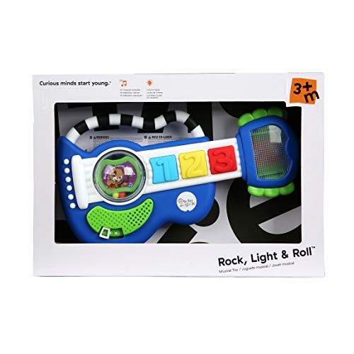 Baby Einstein Rock, Light & Roll Guitar Musical Toy, Ages 3 Months