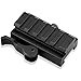 Picatinny Riser Mount, GUNPOW 2 Pack Low Profile Rail Riser Mount Adaptor with 5-Slot Picatinny Rails, QD Quick Release Lever Lock, Allen Wrenchs, For AR15 Rifle Red Dot Sight Scope Optic,1/2