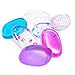 JIEPING 7Pcs Jelly Color Silicone Gel Puff BB CC Cream Silicon Gel Sponge Makeup Tools Easy to Clean