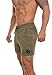 YoungLA Men's Bodybuilding Gym Workout Shorts 102 Olive L