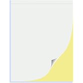 XUEJITECH 50 Sets Blank Carbonless Notepad, 2 Part 8.5 x 11 NCR Duplicate Copy Paper for Lab Notes Office Field Work No Carbon Required