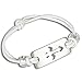 White Stretch Bracelet with Silver Cross Charm - Gift for First Holy Communion, Baptism, Confirmation, or Christening, Religious Jewelry, One Size Fits Most