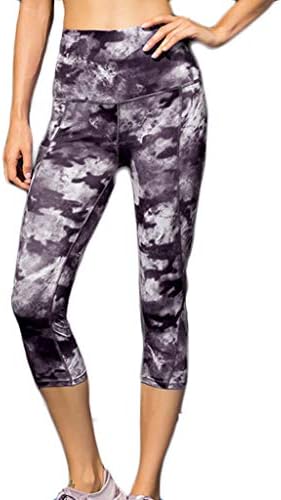 Printed High Waist Trousers,Serzul Beach Pencil Pants Fitness Yoga Tight Leggings with Sloping Pocket for Ladies/Girl