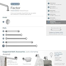 Amerock | Cabinet Pull | Polished Chrome | 7-9/16