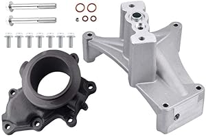 Sineside Update EBPV Compatible with 1999.5-2003 Ford 7.3L Powerstroke Diesel Turbo Pedestal + Bolts & Exhaust Housing