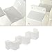 Onerbuy 8pcs DIY Honeycomb Closet Organizer Drawer Dividers Plastic Partition Cabinet Clapboard Storage Boxes for Underwear Socks Bras Ties Belts Scarves and Makeup(White)