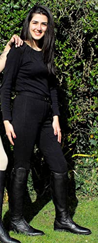 Rhinegold Unisex Jodhpurs-uk (Eu 38)-black Rhinegold Essential Jodhpurs UK 10 EU 38 Black, Black, UK10 EU