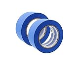 3M Scotch-Blue 2090 Safe-Release Crepe Paper Multi-Surfaces Painters Masking Tape, 27 lbs/in Tensile Strength, 60 yds Length x 2