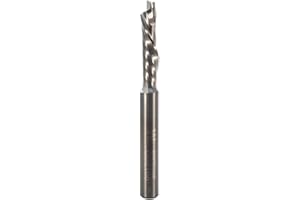 Whiteside Router Bits UD2100 Up/Down Cut Spiral Bit with Solid Carbide Compression and 1/4" Cutting Diameter
