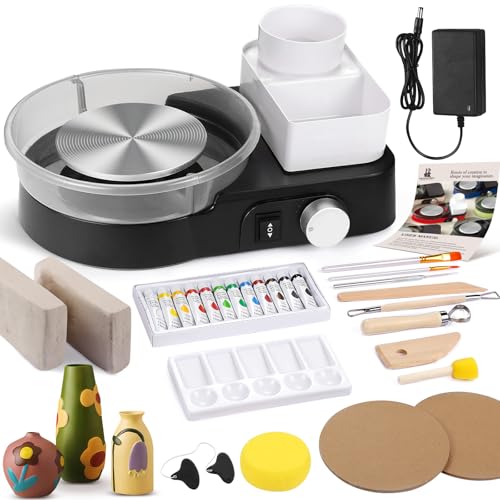 Pottery Wheel for Adults - Complete Pottery Tools Kit for Beginners, 6