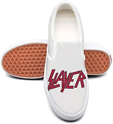 LuTao Man Slayer-Band-Black-Logo- Canvas Shoes Casual Loafers Shoes Sneaker