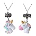 Unicorn Gifts for Girls, Unicorn Goodie Bags, Bag Necklace Bracelet Wristband Keychain